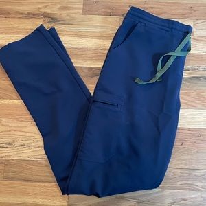 Figs Quiet Navy Yola Skinny Medium Tall